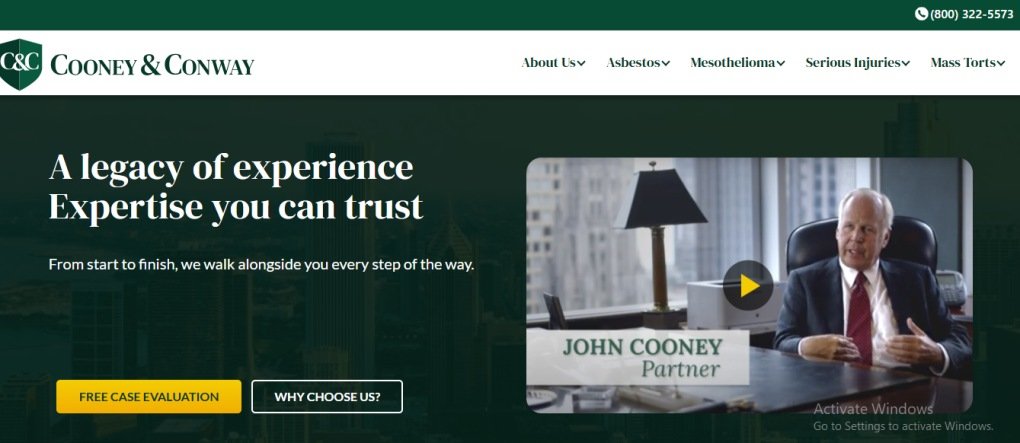 Indianapolis Mesothelioma Lawyer Vimeo | Cooney Law Firm Indianapolis mesothelioma lawyer Vimeo - John Cooney of premier mesothelioma law firm Indianapolis discussing free case evaluations