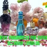 An elegant display of various perfume bottles with floral decorations, showcasing the best fragrances for every occasion Lumolog.