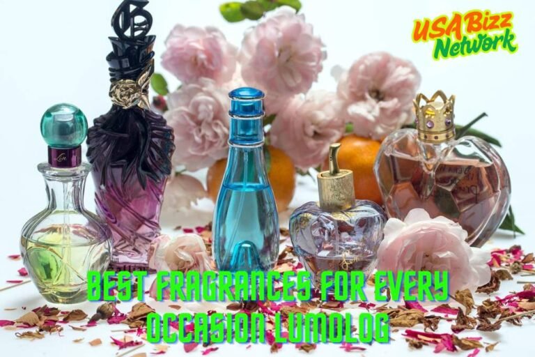 An elegant display of various perfume bottles with floral decorations, showcasing the best fragrances for every occasion Lumolog.