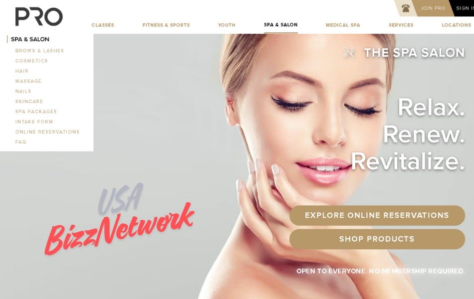 Woman enjoying rejuvenating skincare service at Pro Club Seattle Spa & Salon